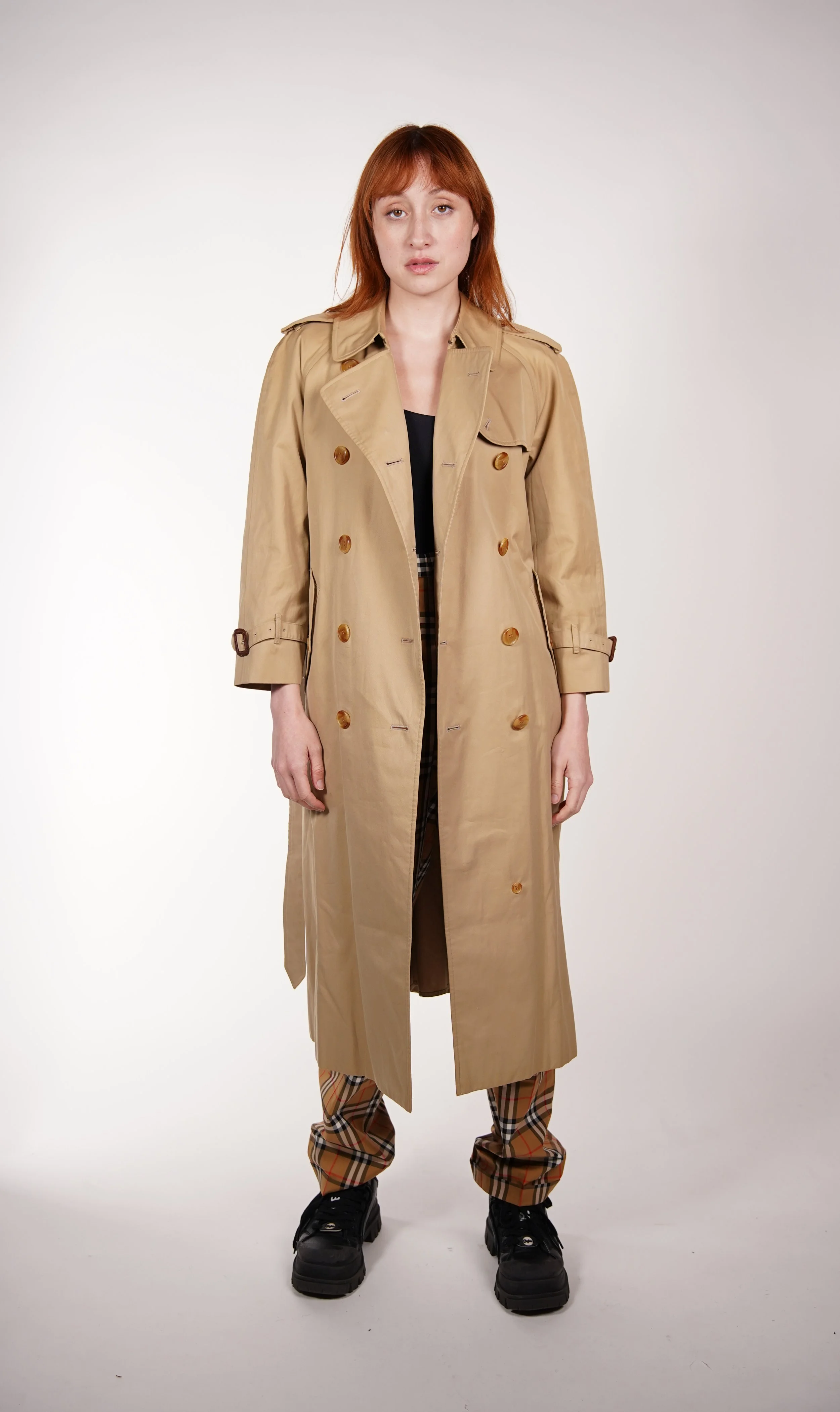 Burberry Cropped Double-breasted Wool Jacket — Check It Vintage